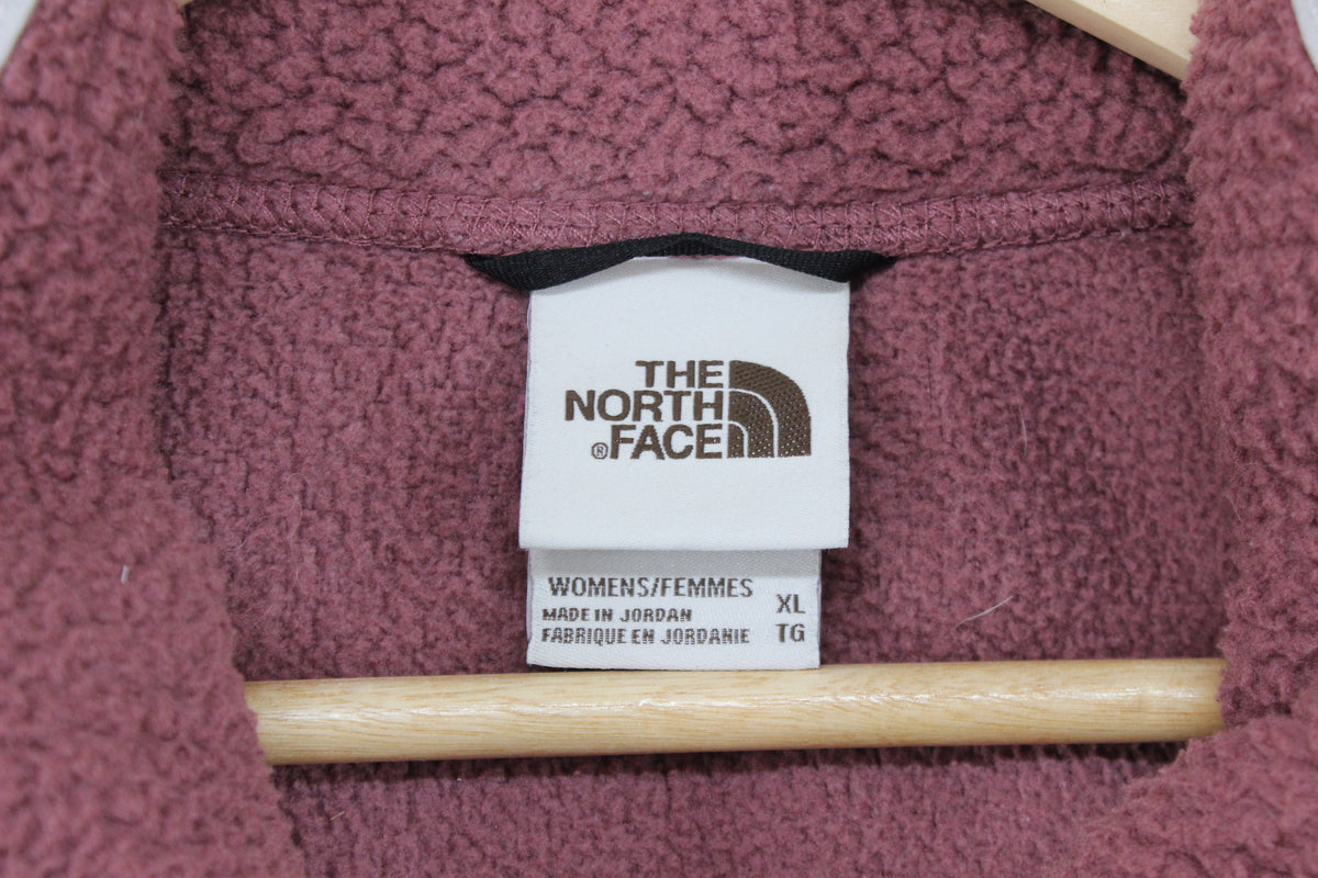 Womens Fleece Jacket Snap Button Oversized