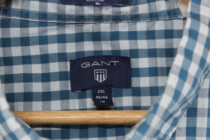 Mens Check Shirt Button Down Long Sleeve