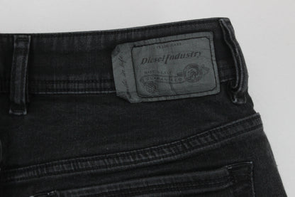 Mens Troxer Jeans Slim Skinny Stretch
