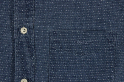 Mens Shirt Button Up Collared Long Sleeve