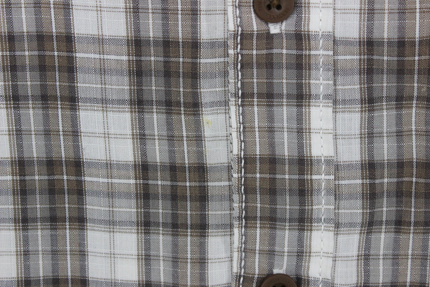 Mens Shirt Check Short Sleeve Outdoor