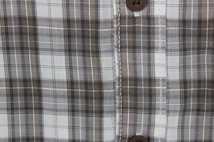 Mens Shirt Check Short Sleeve Outdoor