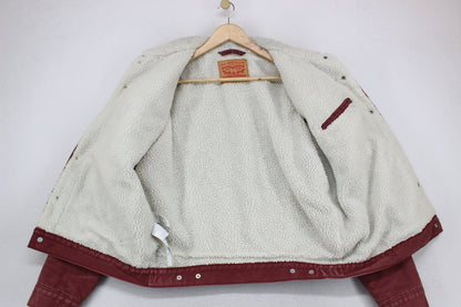 Mens Sherpa Jacket Regular Fit Snap