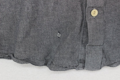 Mens Shirt Button Up Long Sleeve Collared