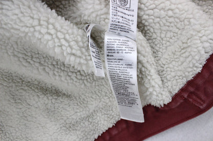 Mens Sherpa Jacket Regular Fit Snap
