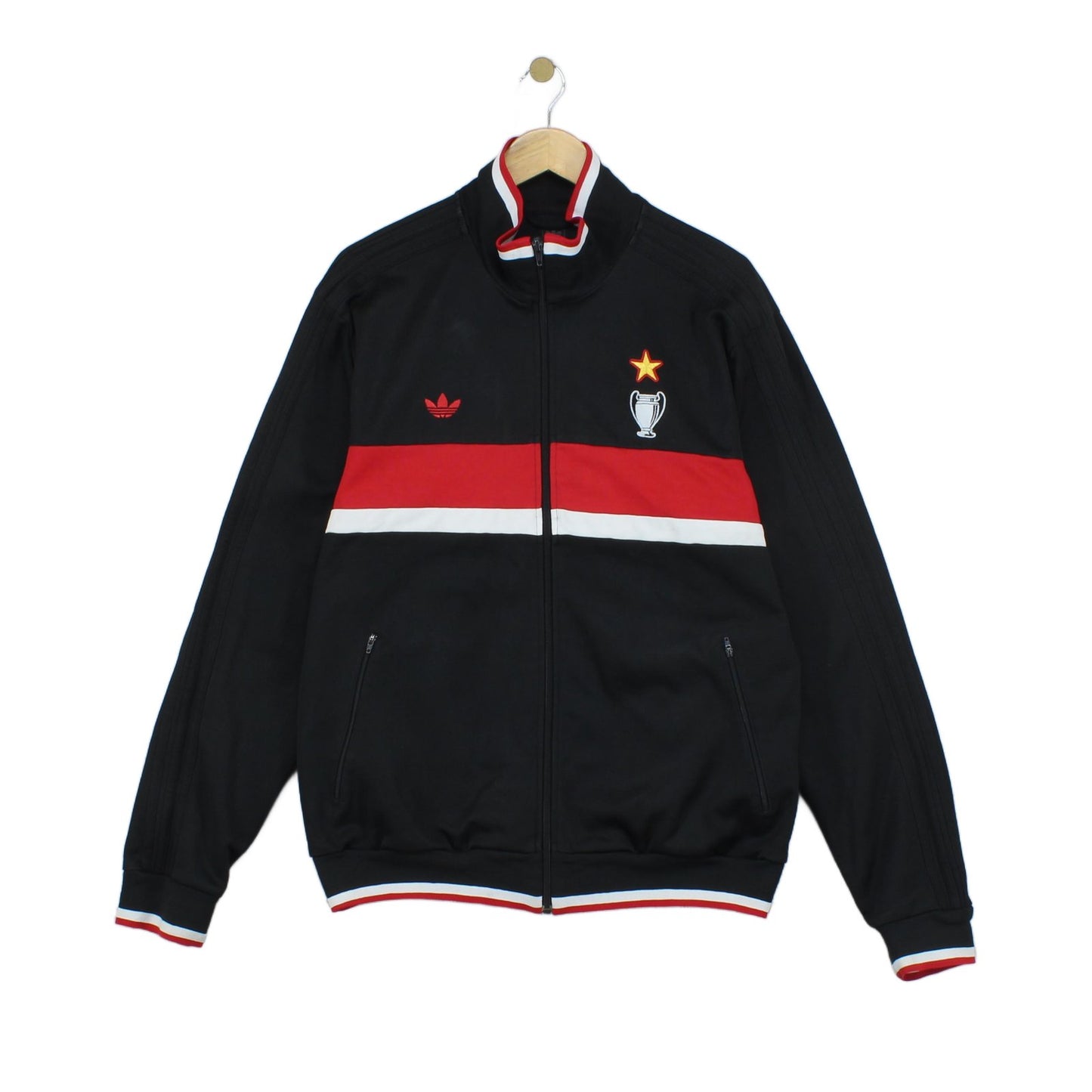 Mens Ac Milan Track Jacket Full Zip