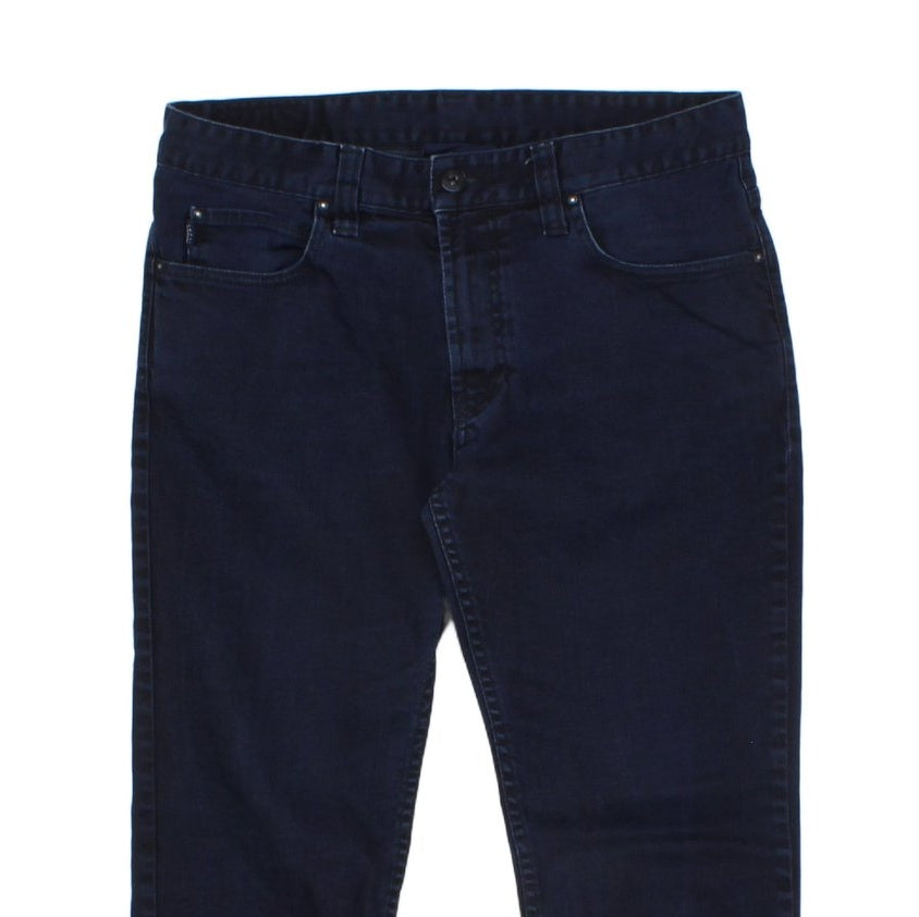Mens Slim Jeans Stretch Zip Fly