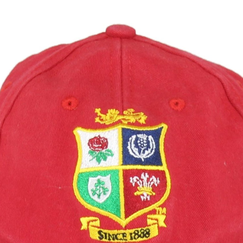 Mens British Lions Cap Rugby Adjustable Logo