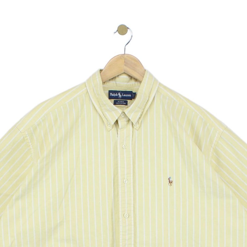 Mens Striped Shirt Short Sleeve