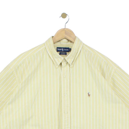 Mens Striped Shirt Short Sleeve