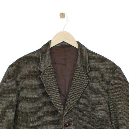 Mens Harris Tweed Blazer Formal Jacket Wool