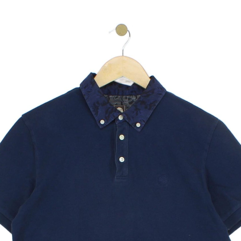 Mens Polo Shirt Button Short Sleeve