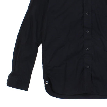 Mens Shirt Button Up Classic Band Collar