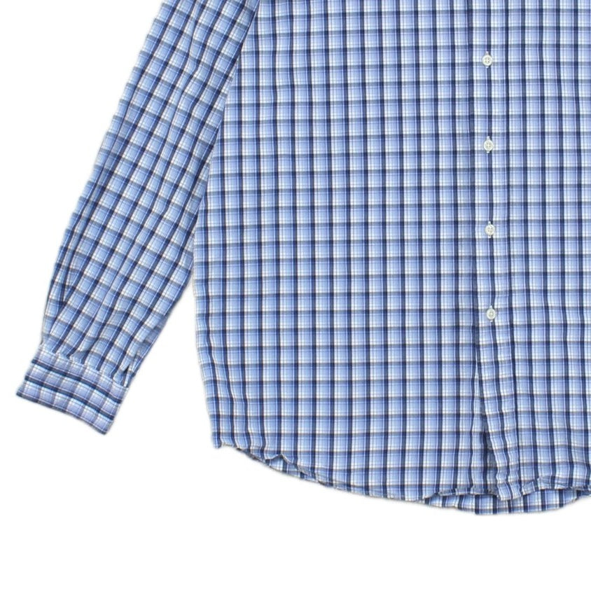 Mens Plaid Shirt  Button Up Casual