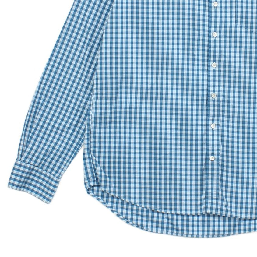 Mens Check Shirt Button Down Long Sleeve