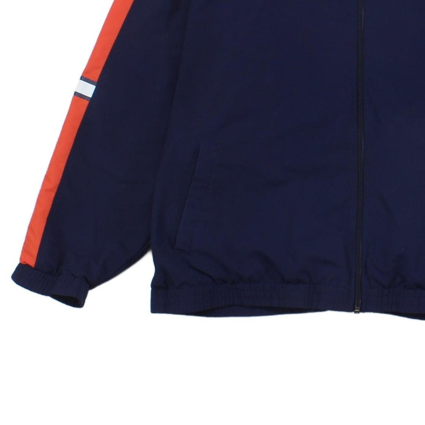 Mens Track Jacket Oversized Fit Full Zip Striped
