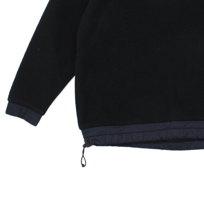Mens Sherpa Fleece Sweatshirt Crew Neck Pullover
