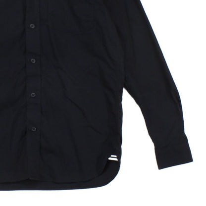 Mens Shirt Button Up Classic Band Collar