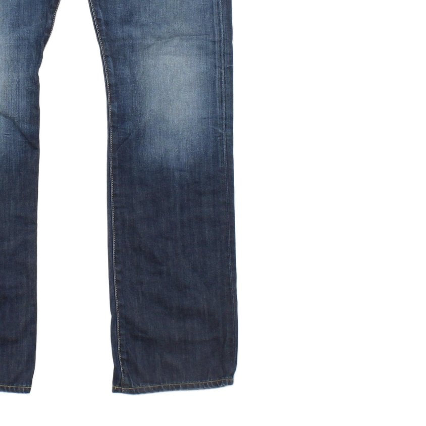 Mens Jeans Button Fly Denim