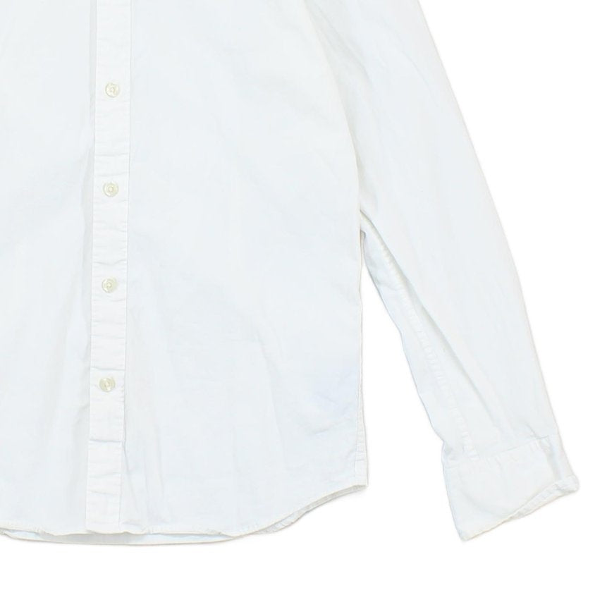 Mens Shirt Slim Fit Stretch Long Sleeve Collared