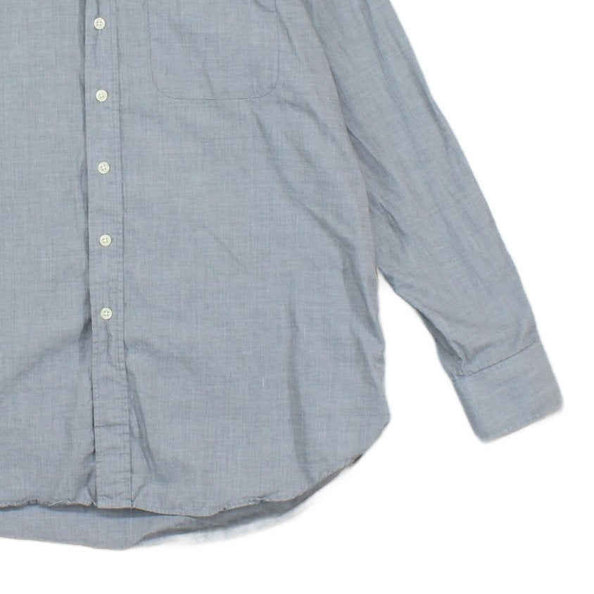 Mens Shirt Classic Button Up Long Sleeve