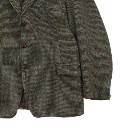 Mens Harris Tweed Blazer Formal Jacket Wool