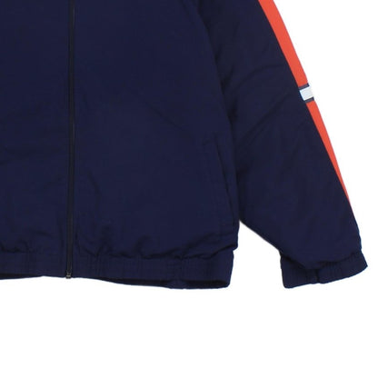 Mens Track Jacket Oversized Fit Full Zip Striped