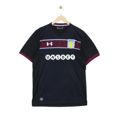 Mens Aston Villa 2017-18 Football Shirt Away Jersey
