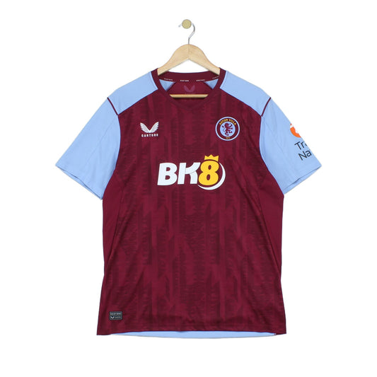 Mens Aston Villa 2023-24 Football Shirt Home Jersey