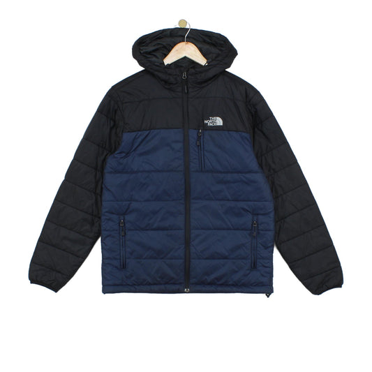 Mens Quilted Jacket Insulated Hooded Outdoor