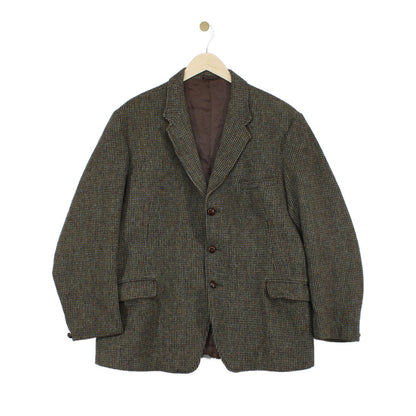 Mens Harris Tweed Blazer Formal Jacket Wool
