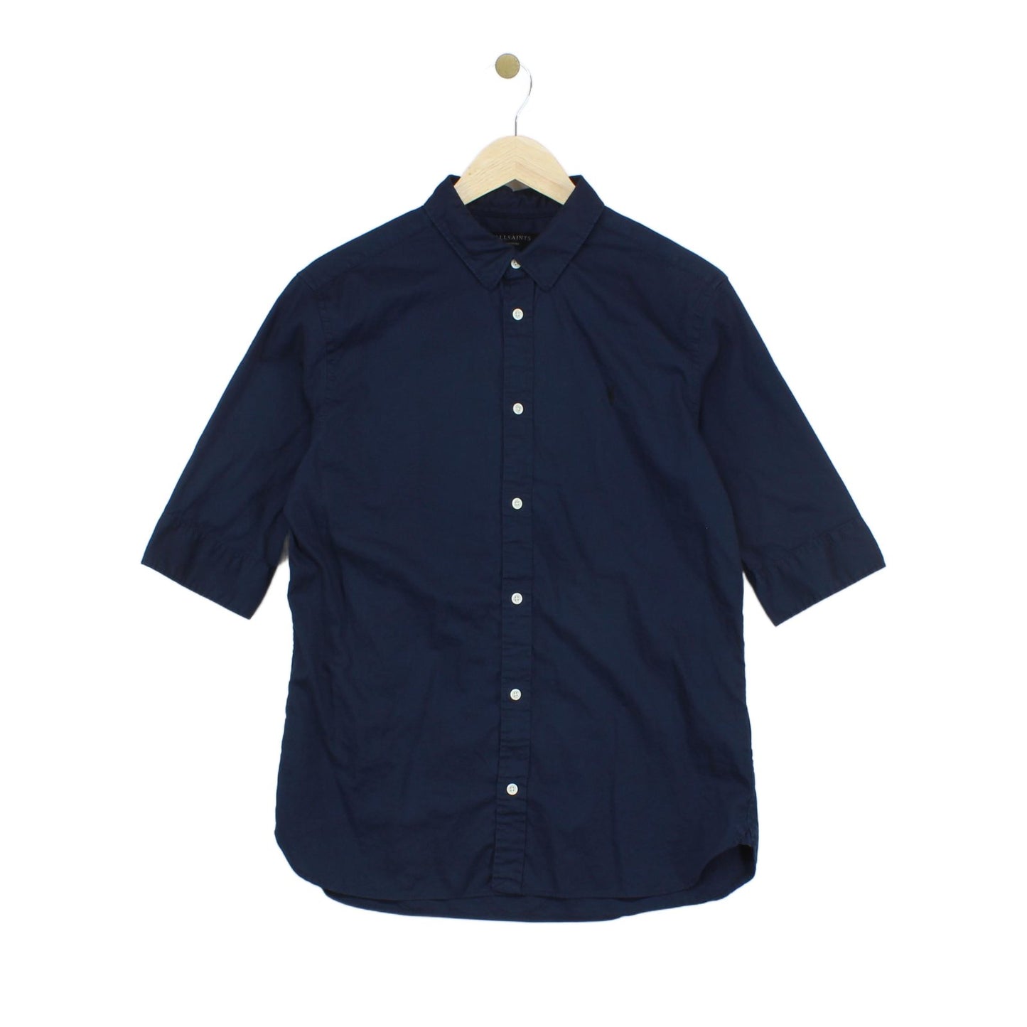 Mens Shirt Short Sleeve Button Up