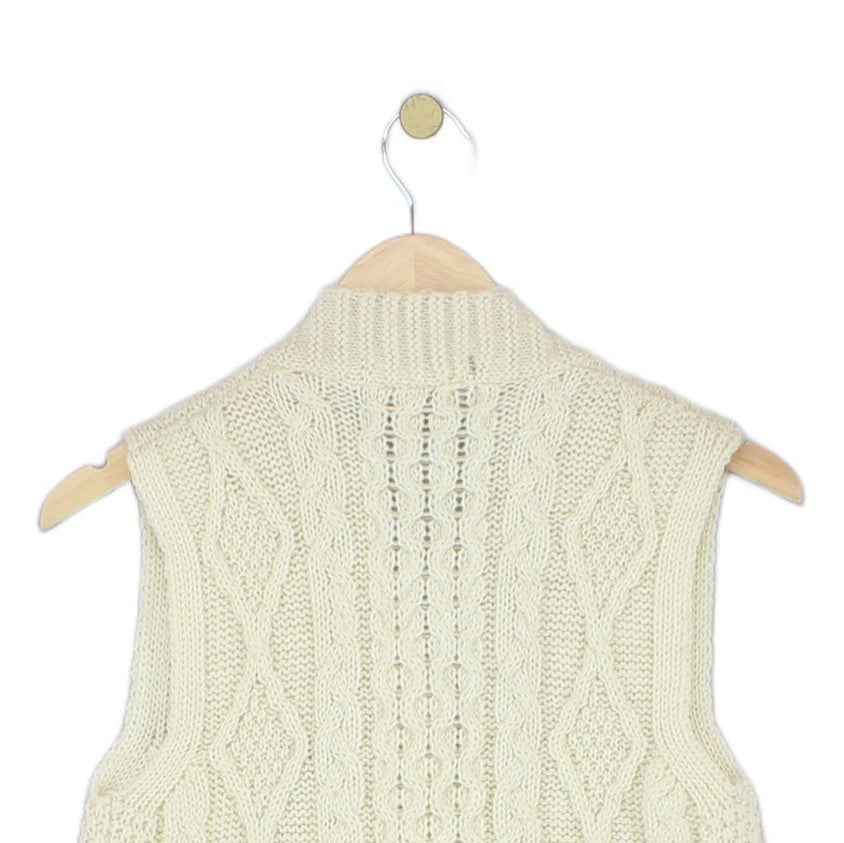 Womens Cardigan Vest Knit Sleeveless