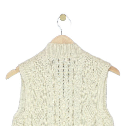 Womens Cardigan Vest Knit Sleeveless
