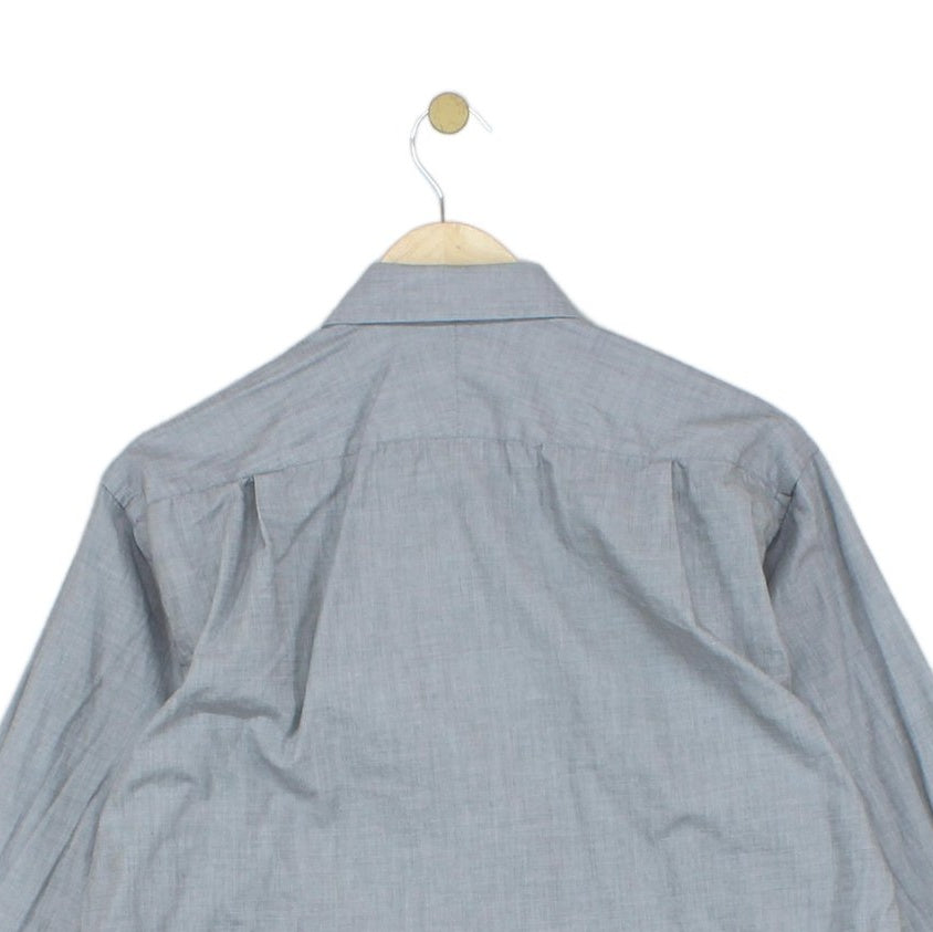Mens Shirt Classic Button Up Long Sleeve