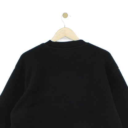 Mens Sherpa Fleece Sweatshirt Crew Neck Pullover