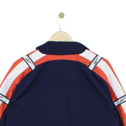 Mens Track Jacket Oversized Fit Full Zip Striped