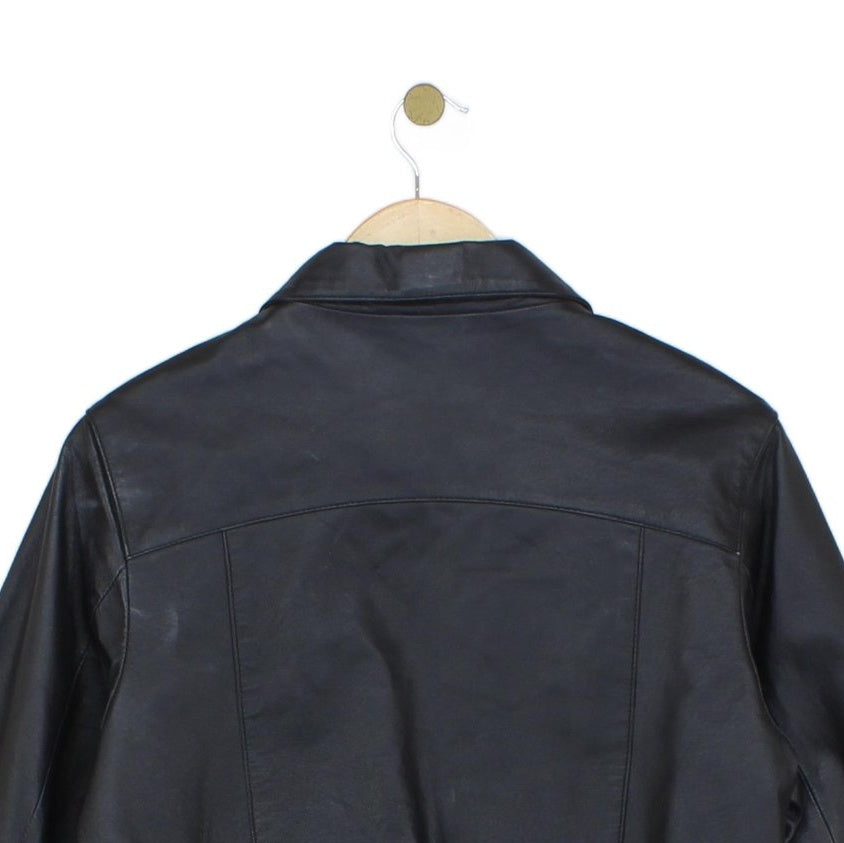 Womens Leather Jacket Full Zip