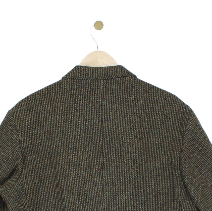 Mens Harris Tweed Blazer Formal Jacket Wool