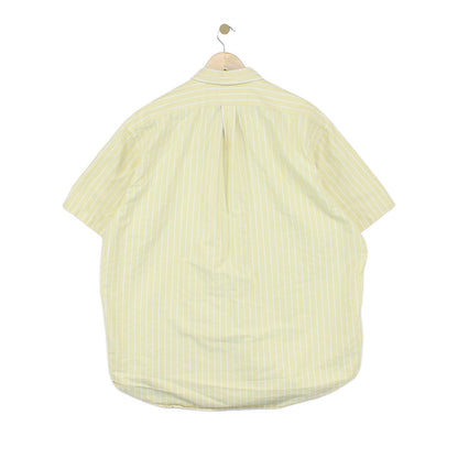 Mens Striped Shirt Short Sleeve