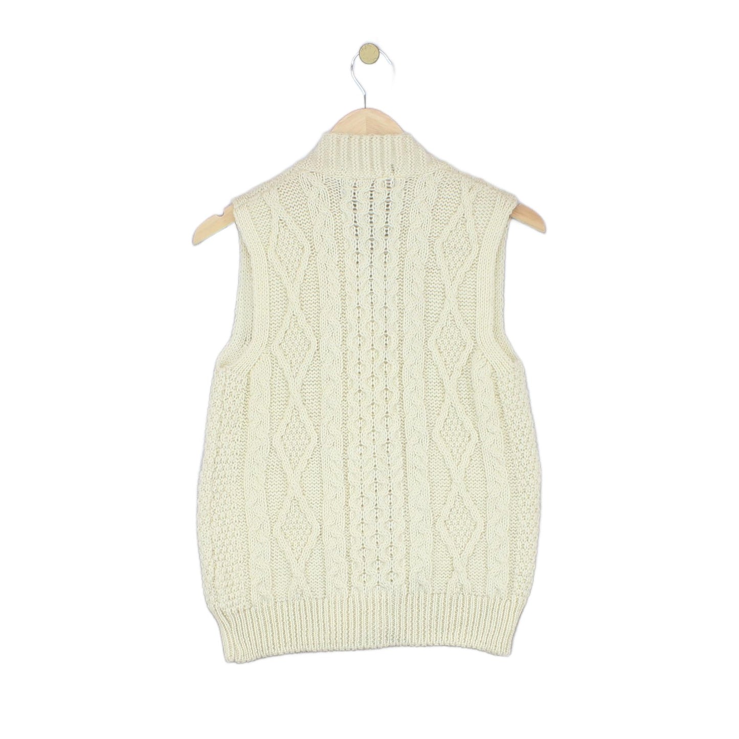 Womens Cardigan Vest Knit Sleeveless