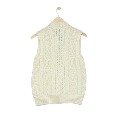 Womens Cardigan Vest Knit Sleeveless