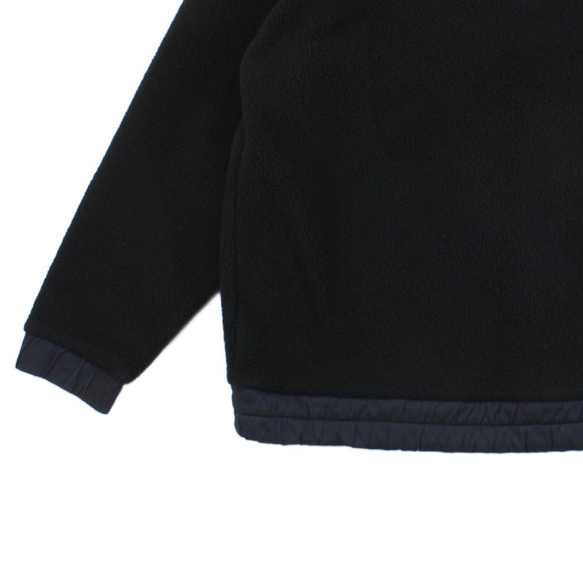 Mens Sherpa Fleece Sweatshirt Crew Neck Pullover