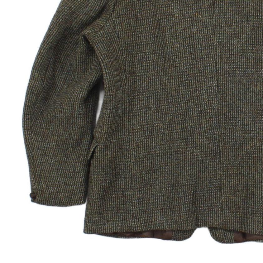 Mens Harris Tweed Blazer Formal Jacket Wool