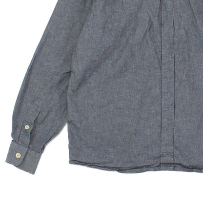 Mens Shirt Button Up Long Sleeve Collared
