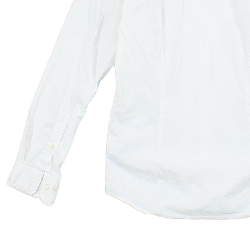Mens Shirt Slim Fit Stretch Long Sleeve Collared