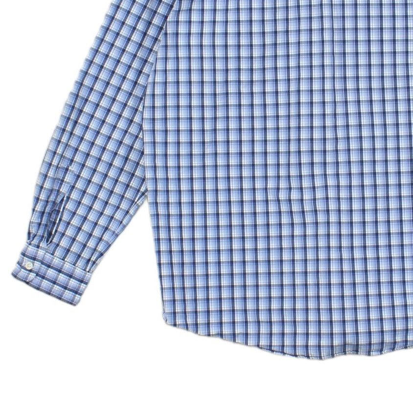 Mens Plaid Shirt  Button Up Casual