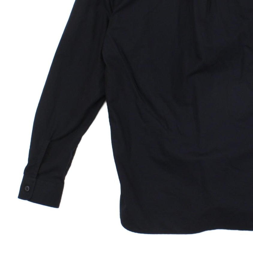 Mens Shirt Button Up Classic Band Collar