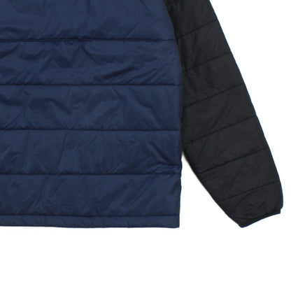 Mens Quilted Jacket Insulated Hooded Outdoor