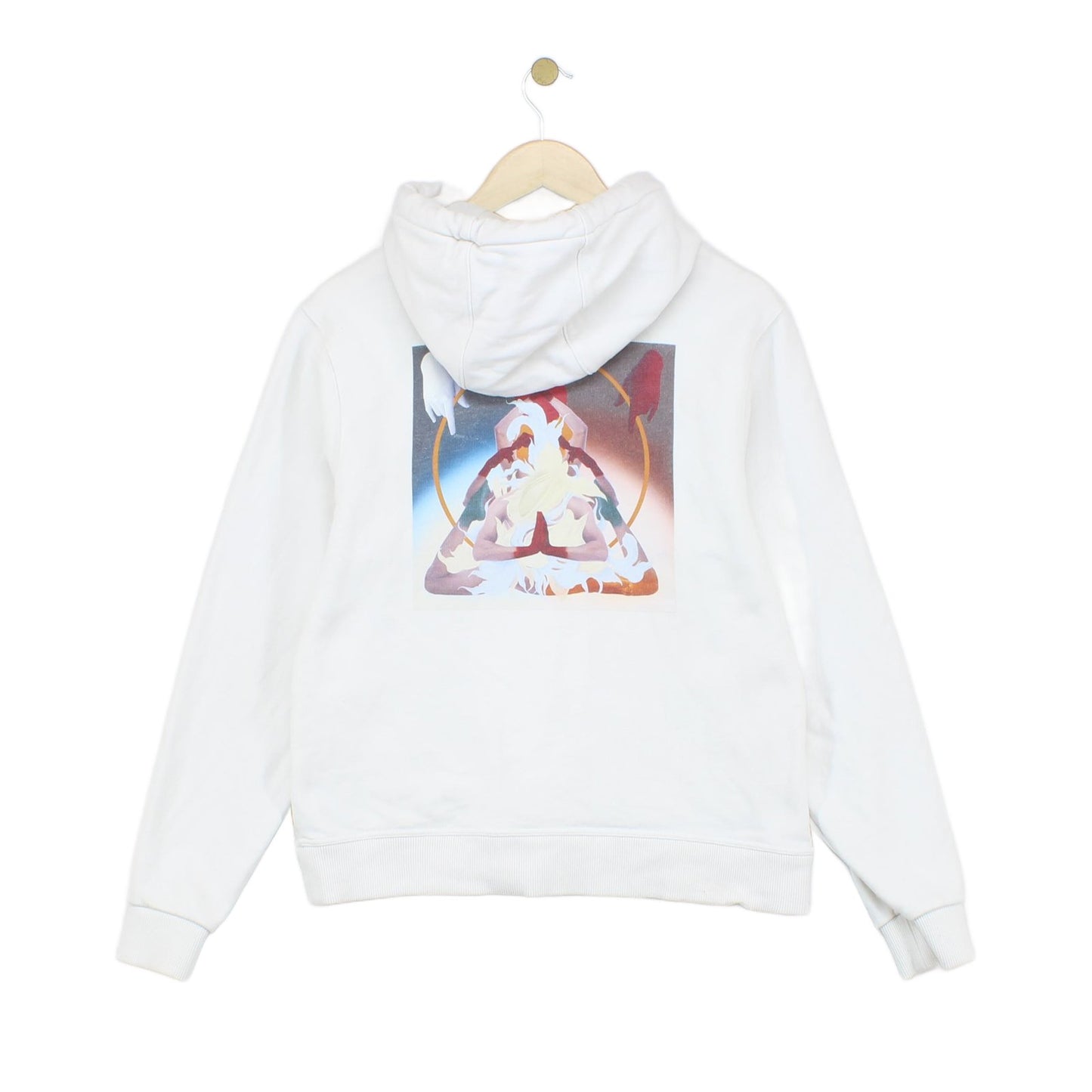 Womens Meditation Hoodie Made In Portugal Logo Graphic